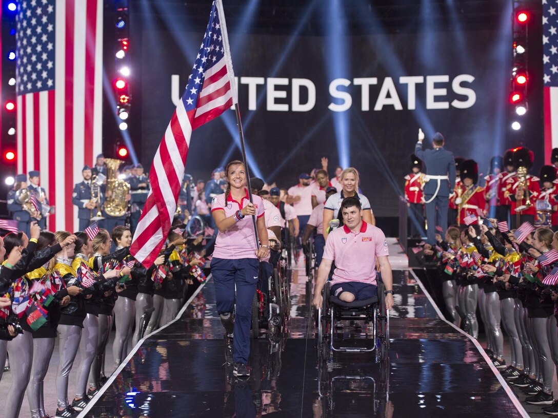 U.S. team enters Invictus Games opening ceremony