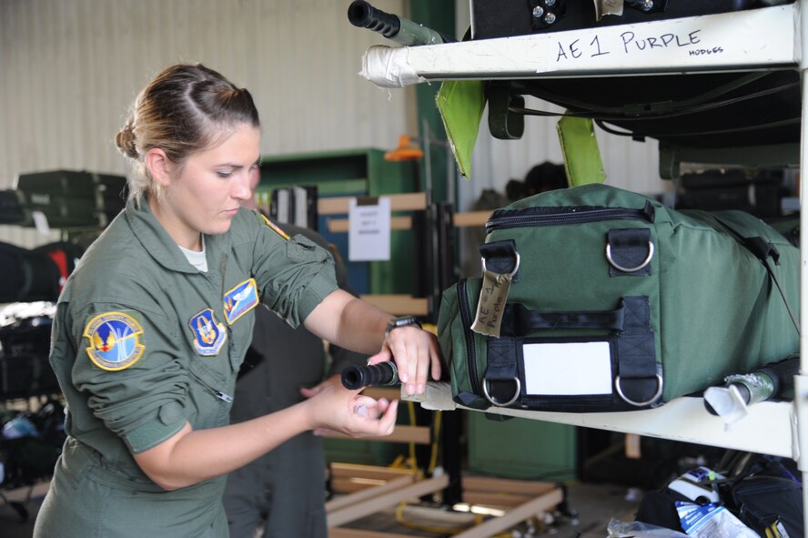 Aeromedical Evacuation crews prepare for mission