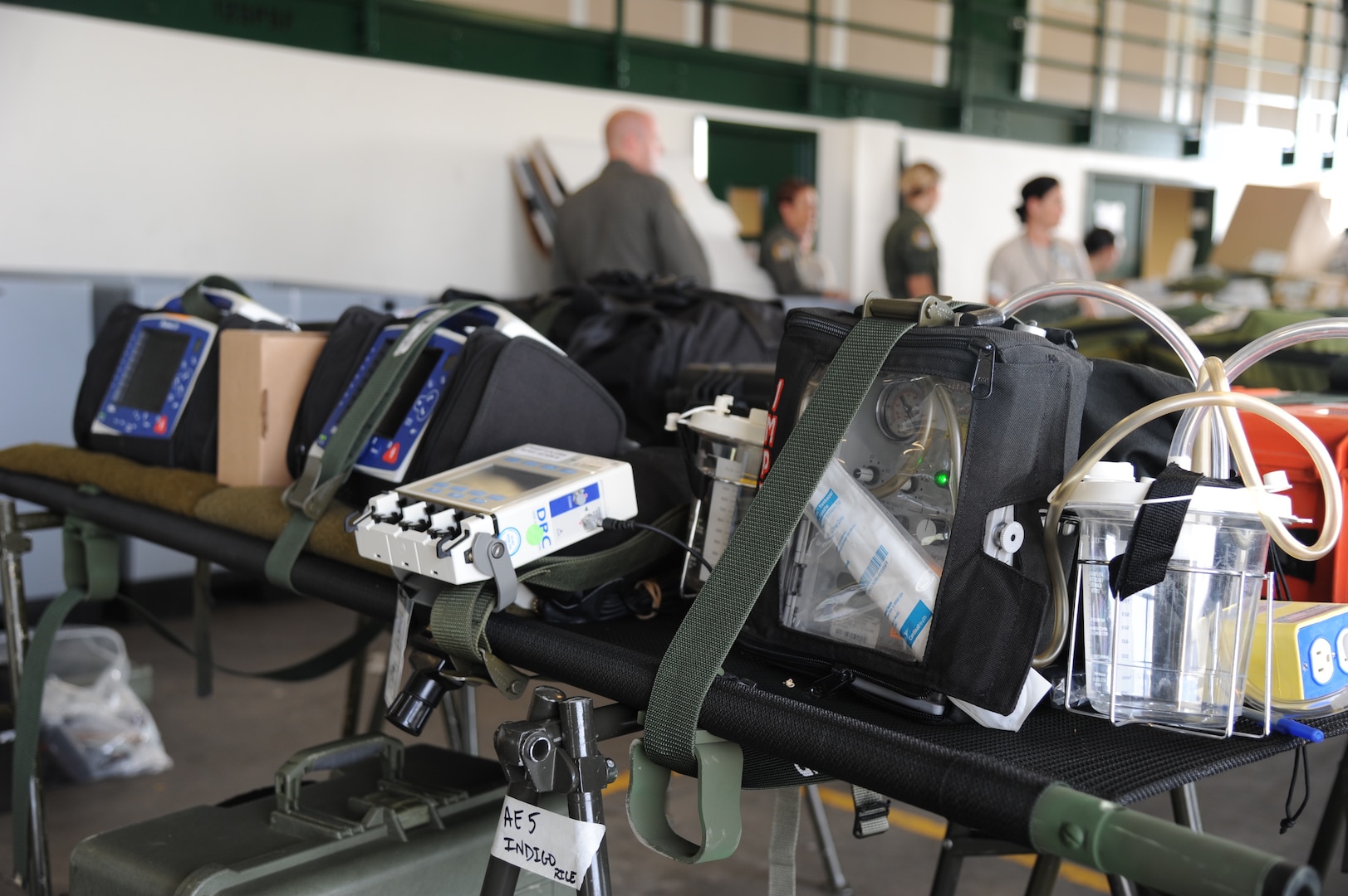 Air Force Reserve medical personal, and aircrews from multiple locations, are currently staged at MacDill AFB, with the first medical evacuation flight departing 24 September in support of Hurricane Maria relief efforts.