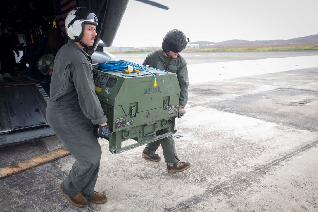 The Department of Defense is supporting the Federal Emergency Management Agency, the lead federal agency in helping those affected by Hurricane Maria to minimize suffering and is one component of the overall whole-of-government response effort.