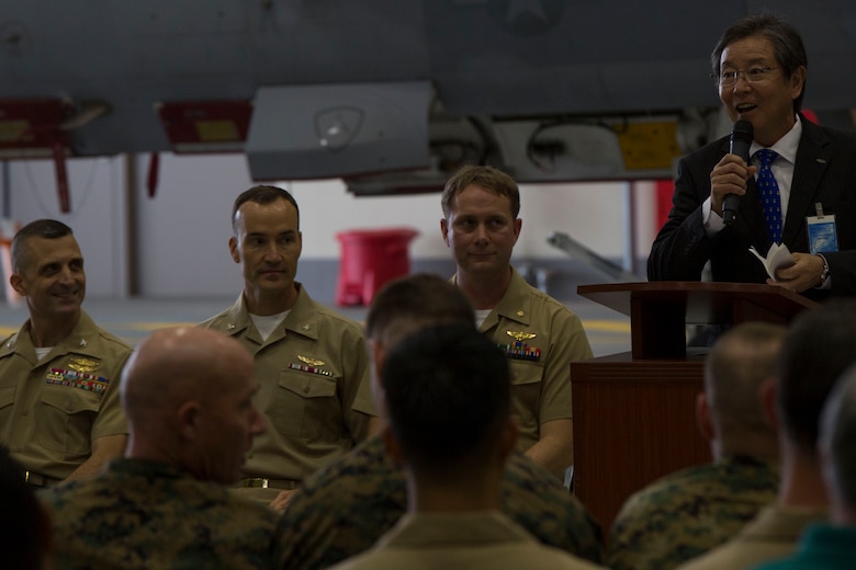 Fleet Readiness Center Western Pacific Detachment Iwakuni brings first aircraft into new hangar