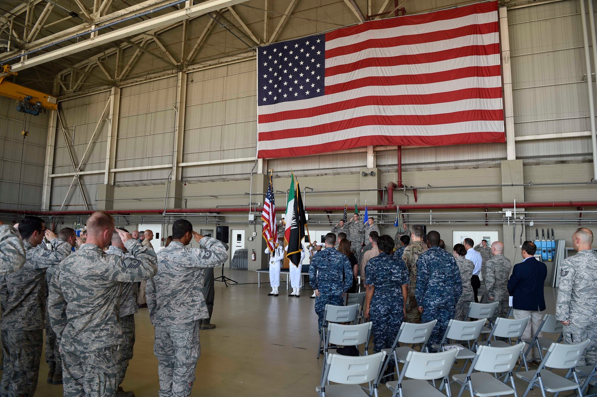 324th Expeditionary Reconnaissance Squadron change of command ceremony