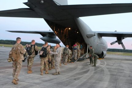 Va. Soldiers leave for Virgin Islands