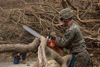 The 26th MEU is supporting the Federal Emergency Management Agency, the lead federal agency, and local authorities in Puerto Rico and the U.S. Virgin Islands with the combined goal of protecting the lives and safety of those in affected areas.