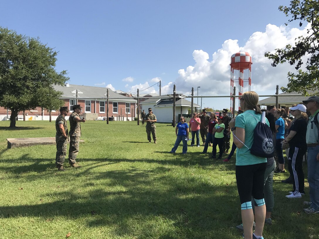 One of the Better Half Day events was a brief about self defense and situational awareness. Sergeant Lawrence talked to the spouses about being alert, minimizing distractions, how to identify potential threats, and demonstrated a few self defense techniques.