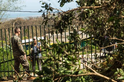 The 26th MEU is supporting the Federal Emergency Management Agency, the lead federal agency, and local authorities in Puerto Rico and the U.S. Virgin Islands with the combined goal of protecting the lives and safety of those in affected areas.