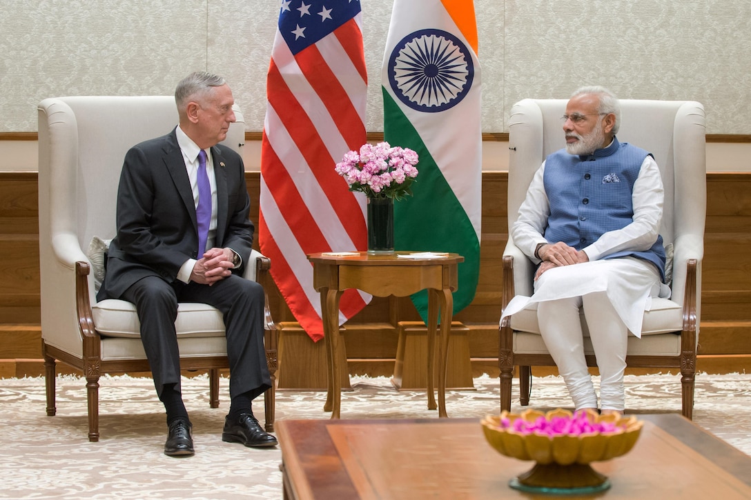Two leaders meet in India.