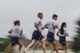 U.S. Air Force airmen compete in the 1,000 meter sprint portion of a German Armed Forces Badge for Military Proficiency test at Joint Base McGuire-Dix-Lakehurst, N.J., Sept. 17, 2017. (U.S. Air National Guard photo by Master Sgt. Matt Hecht)