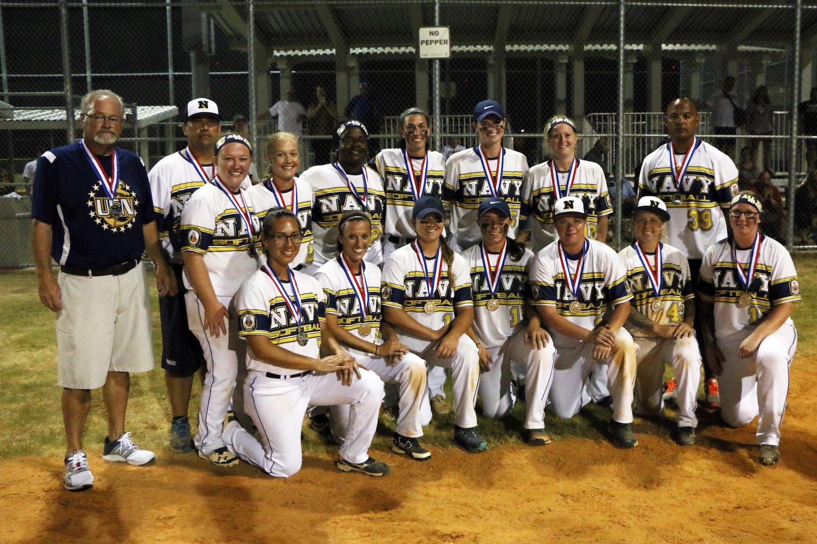 Air Force Women and Army Men go undefeated to win Armed Forces Softball