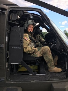 Latina pilot flies high in Illinois National Guard