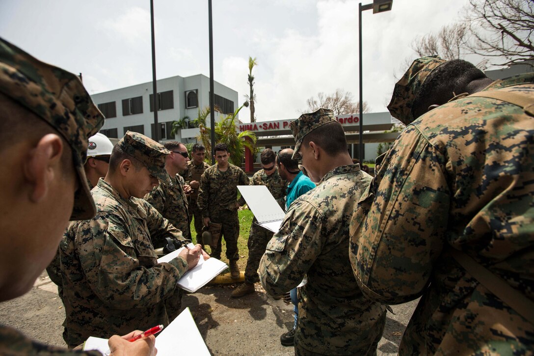 The 26th MEU is supporting the Federal Emergency Management Agency, the lead federal agency, and local authorities in Puerto Rico and the U.S. Virgin Islands with the combined goal of protecting the lives and safety of those in affected areas.