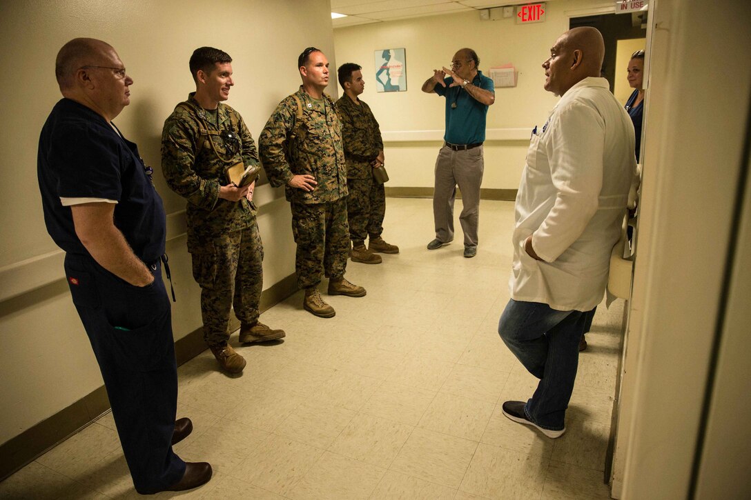 The 26th MEU is supporting the Federal Emergency Management Agency, the lead federal agency, and local authorities in Puerto Rico and the U.S. Virgin Islands with the combined goal of protecting the lives and safety of those in affected areas.