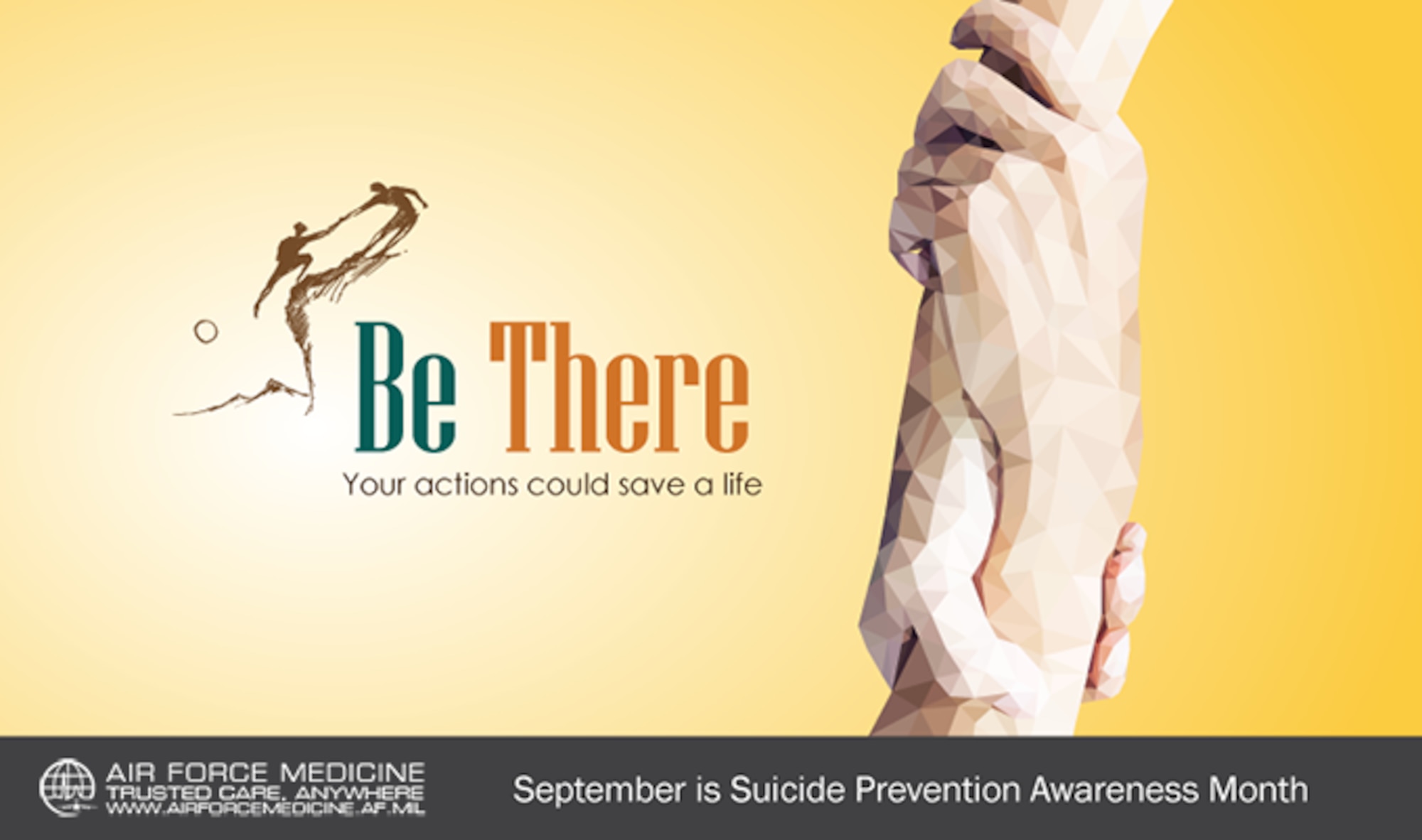 Be there, be aware: help prevent suicide