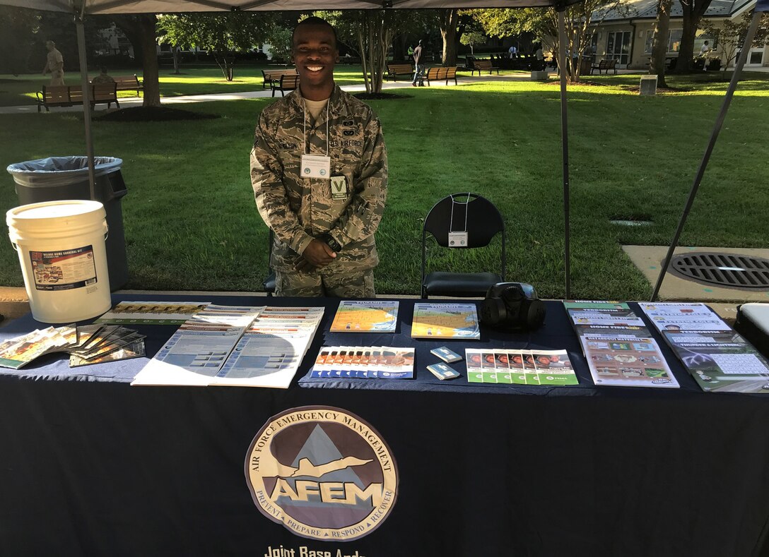 11th CES educates JBA during National Preparedness Month