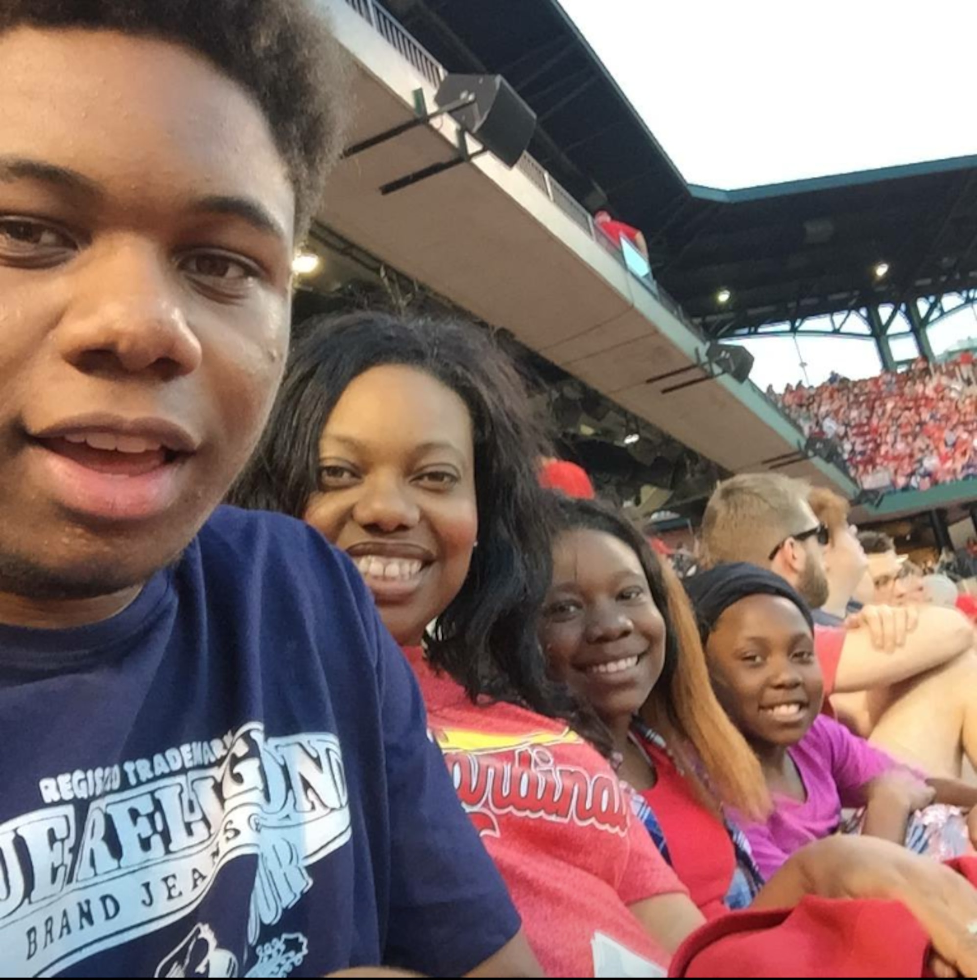 Tyran, his mother, Tech. Sgt. Shonda Blanks, 375th Operations Support Squadron commander’s support staff NCOIC, and his sisters Iyana and Nyla did things together as a family, including attending Cardinals games.  Blanks said spending time together was and is always important.  “After she passed [Tyran] was telling me as he pulled his other sister close and everybody was crying and upset, ‘We just gotta go hard for Iyana,’” said Blanks. “So that’s kind of been my mantra for myself - go hard for her. And that’s another reason why I say, ‘Okay, how can I contribute to her legacy?’” (Photo courtesy)