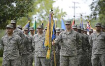 The 733rd Mission Support Group hosted a change of responsibility ceremony at Joint Base Langley-Eustis, Va., Sept. 27, 2017.