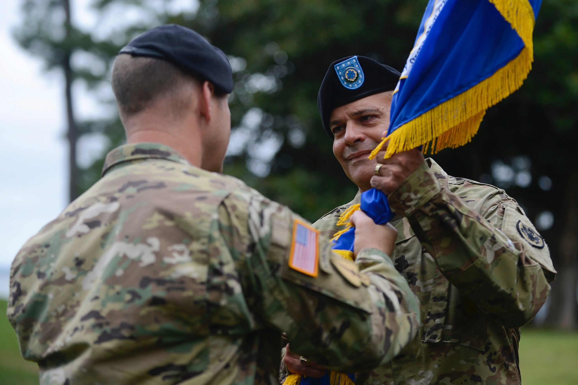 The 733rd Mission Support Group hosted a change of responsibility ceremony at Joint Base Langley-Eustis, Va., Sept. 27, 2017.
