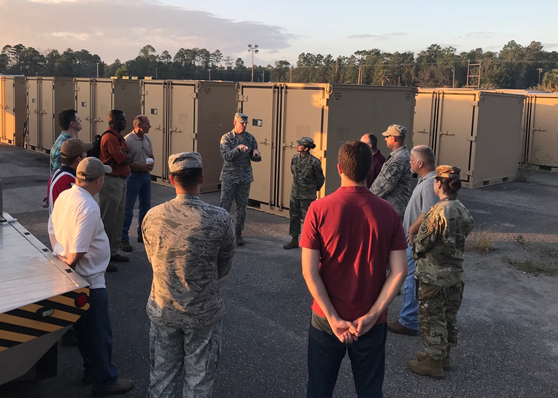 DLA Energy Commander Brig. Gen. Martin Chapin and members of Task Force Americas talk about operations