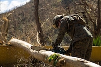 The 26th MEU is supporting the Federal Emergency Management Agency, the lead federal agency, and local authorities in Puerto Rico and the U.S. Virgin Islands with the combined goal of protecting the lives and safety of those in affected areas.