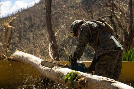 The 26th MEU is supporting the Federal Emergency Management Agency, the lead federal agency, and local authorities in Puerto Rico and the U.S. Virgin Islands with the combined goal of protecting the lives and safety of those in affected areas.