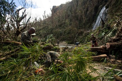 The 26th MEU is supporting the Federal Emergency Management Agency, the lead federal agency, and local authorities in Puerto Rico and the U.S. Virgin Islands with the combined goal of protecting the lives and safety of those in affected areas.