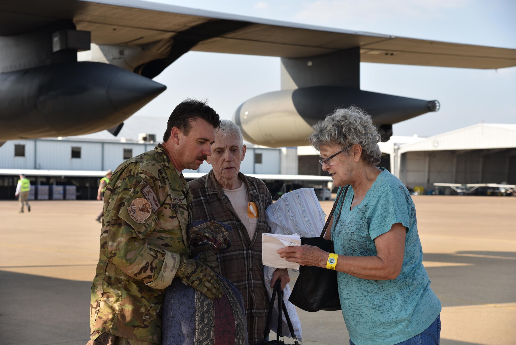 Rescue Airmen assist with Hurricane Harvey relief effort