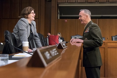 The Senate voted Sept. 27, 2017, to confirm Marine Corps Gen. Joe Dunford to another two-year term as chairman