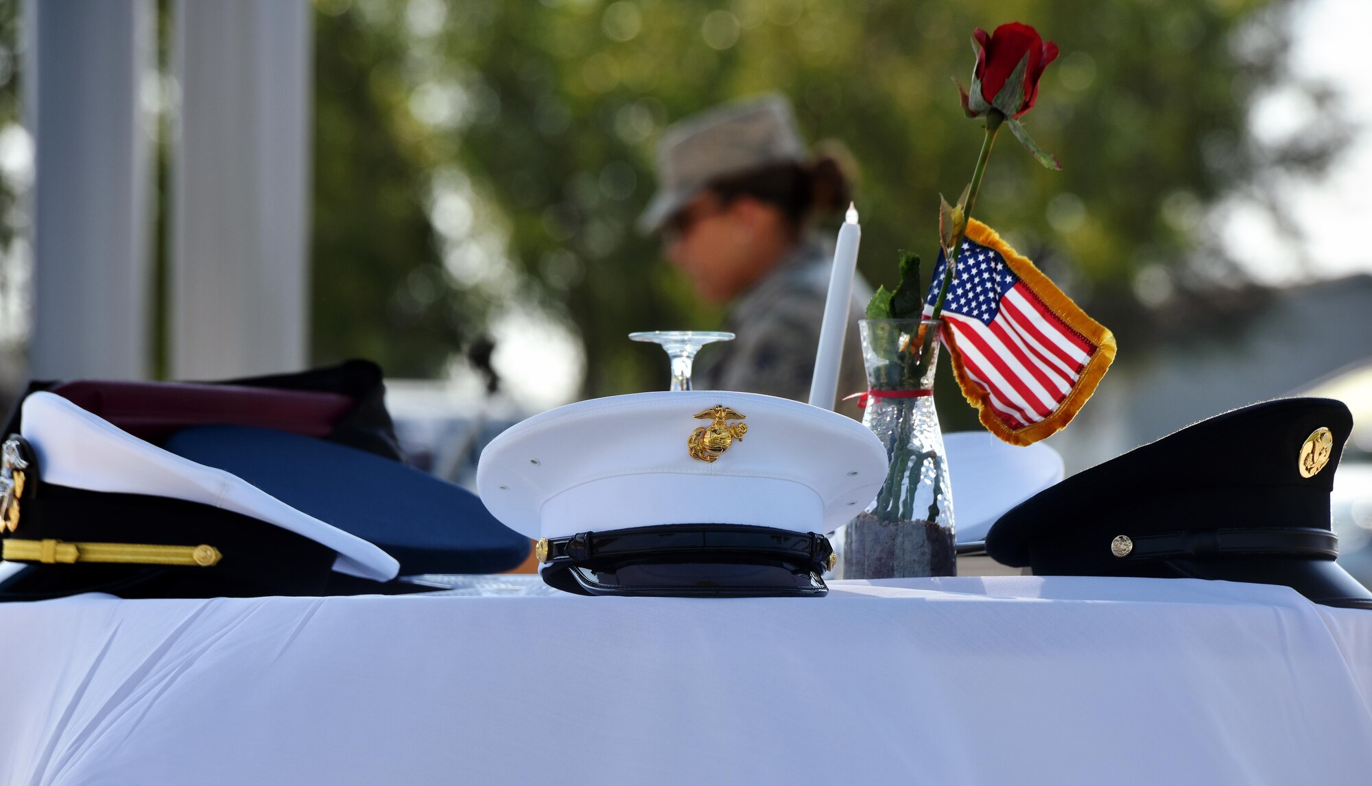 A remembrance ceremony was held in honor of National MIA/POW Recognition Day at Whiteman Air Force Base, Mo., Sept. 21, 2017.