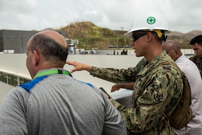 The 26th MEU is supporting Federal Emergency Management Agency, the lead federal agency, in helping those affected by Hurricane Maria to minimize suffering and is one component of the overall whole-of-government response effort.