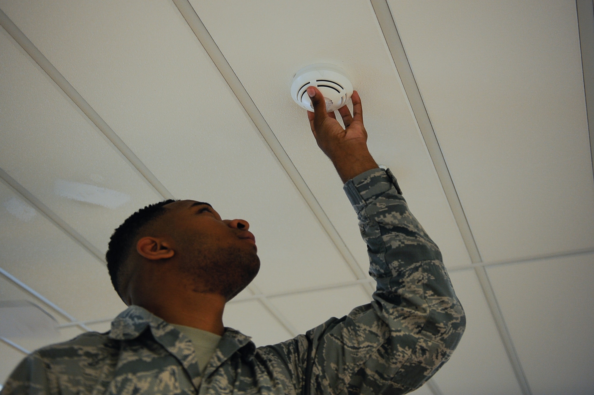 This year’s Fire Prevention Week theme, “Every second counts, plan two ways out!”, is to encourage people to have more than one safe exit during a fire incident. (U.S. Air Force photo by Airman 1st Class Savannah L. Waters)