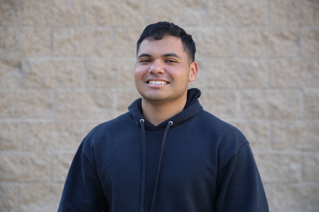 Cpl. Liam Gamez, military police man, Provost Marshal’s Office, Headquarters Battalion, trained in Mixed Martial Arts for more than 10 years. He hopes to return to the sport upon his end of active service in the Marine Corps. (U.S. Marine Corps photo by Cpl. Medina Ayala-Lo)