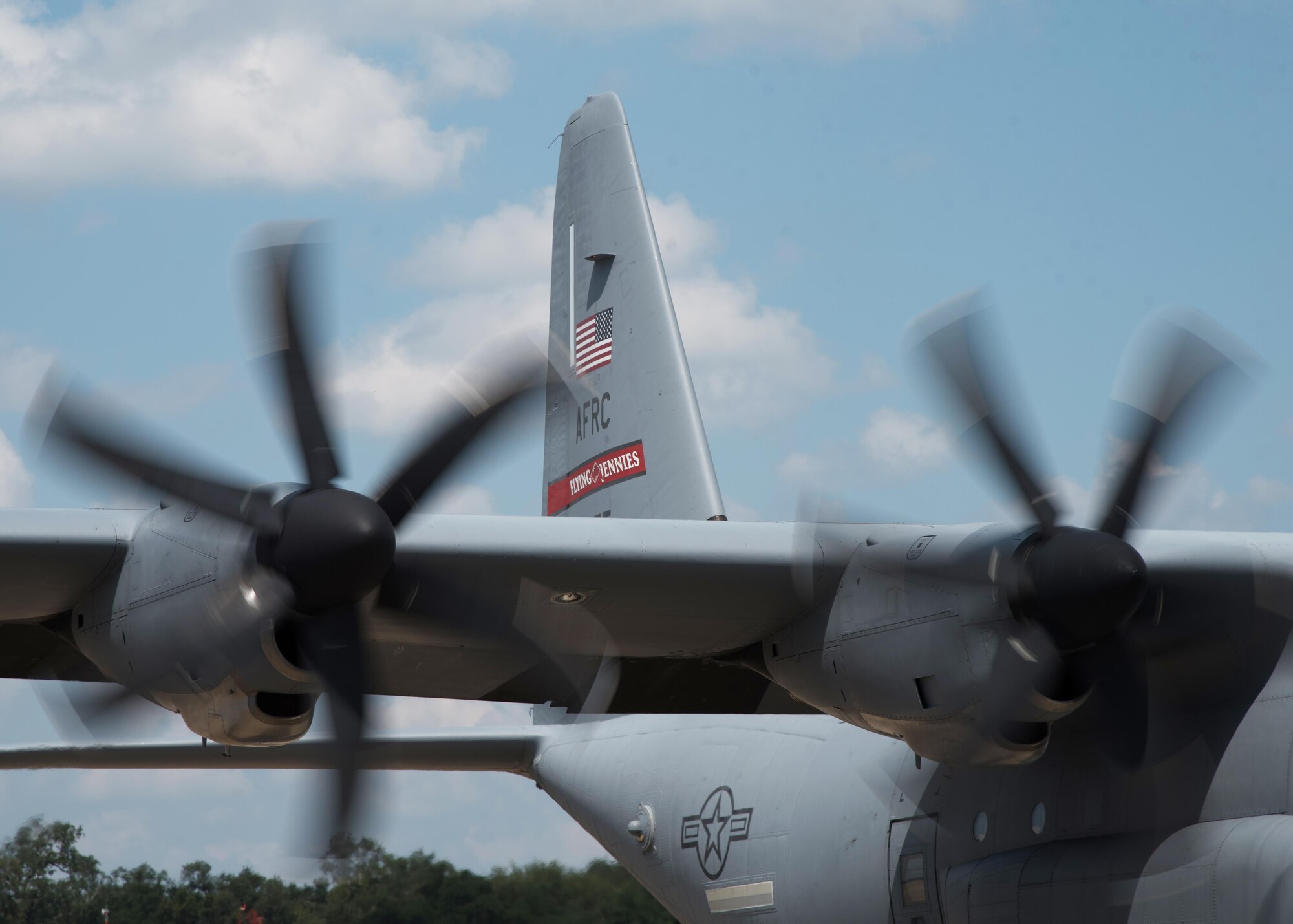 The U.S. Air Force Reserve’s 403rd Wing sent an 815th Airlift Squadron C-130J Super Hercules aircrew to MacDill Air Force Base, Florida Sept.23, 2017 to support relief operations for Hurricane Maria. The 815th AS crew was staged there with other C-130 and C-17 Globemaster III aircraft from other units to assist with recovery efforts. (U.S. Air Force photo/Staff Sgt. Shelton Sherrill)