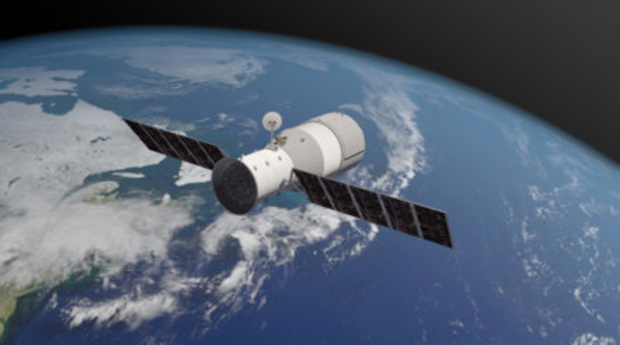 Graphic of Tiangong-1 Courtesy of Aerospace Corporation