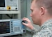 U.S. Air Force Airman 1st Class Connor Murph, 86th Operations Support Squadron Air Traffic Control and Landing Systems radar, airfield, and weather systems technician, checks outputs from the digital airport surveillance radar tower during a preventative maintenance inspection on Ramstein Air Base, Germany, Mar. 22, 2018. Preventative maintenance is how the ATCALS team makes sure air traffic control and landing systems are functioning during those critical times when they are needed. (U.S. Air Force photo by Senior Airman Elizabeth Baker)