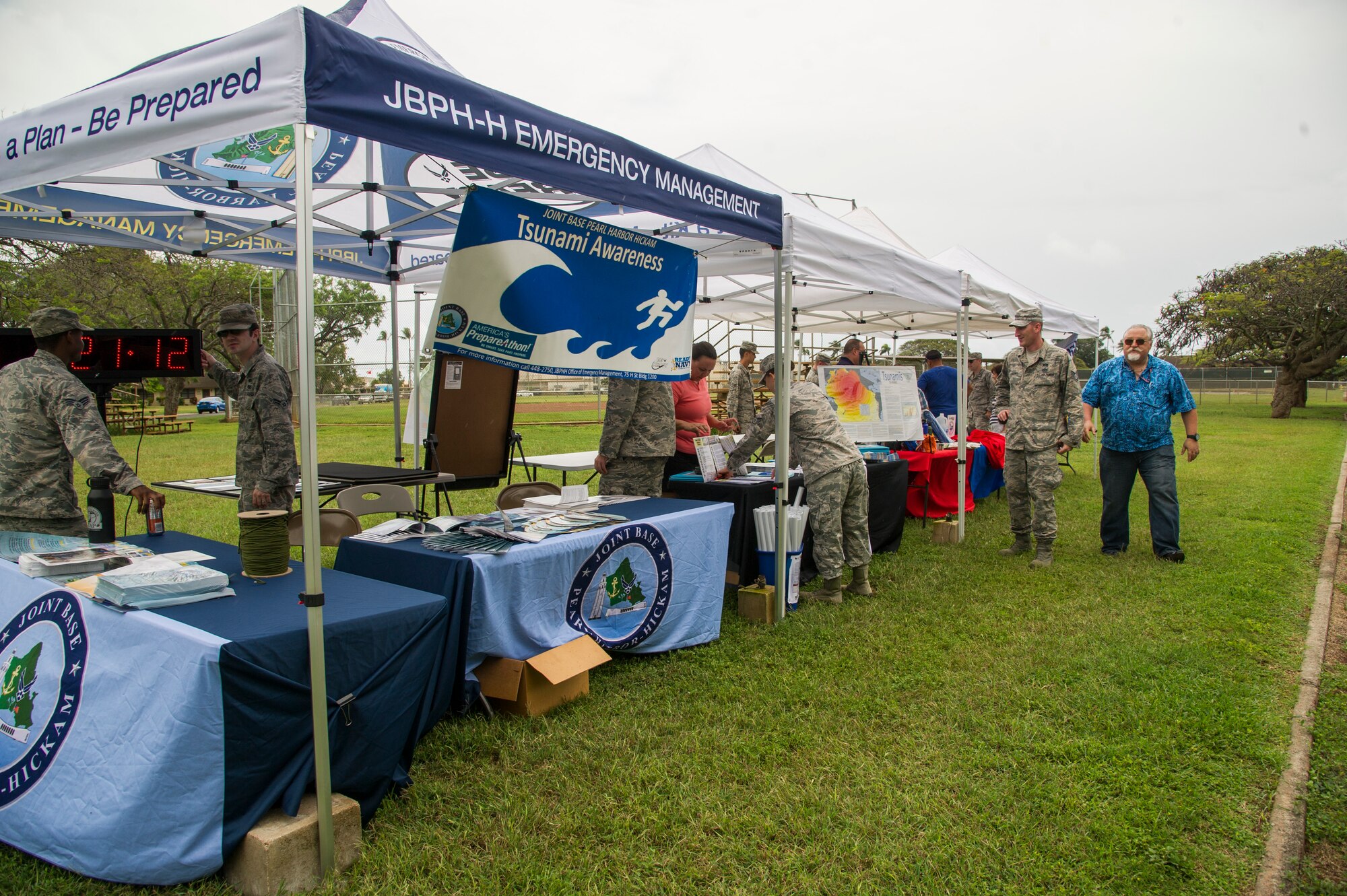 The Tsunami Trot was a mile-long run to inform participants of the distance needed to evacuate from the water’s edge to safety during a Tsunami.