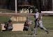 Members of the 445th Security Forces Squadron participate in the unit’s annual winter challenge March 2, 2018.