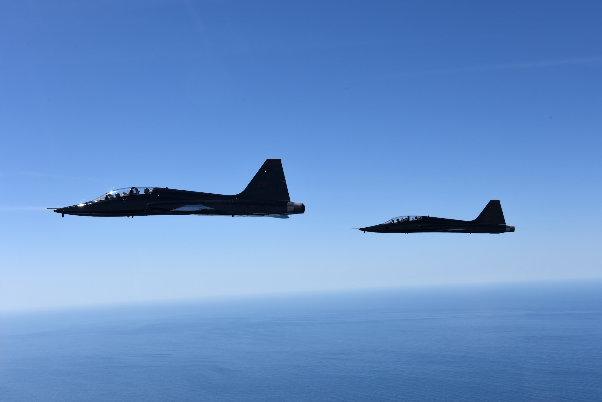 T-38 formation flight over Northern California