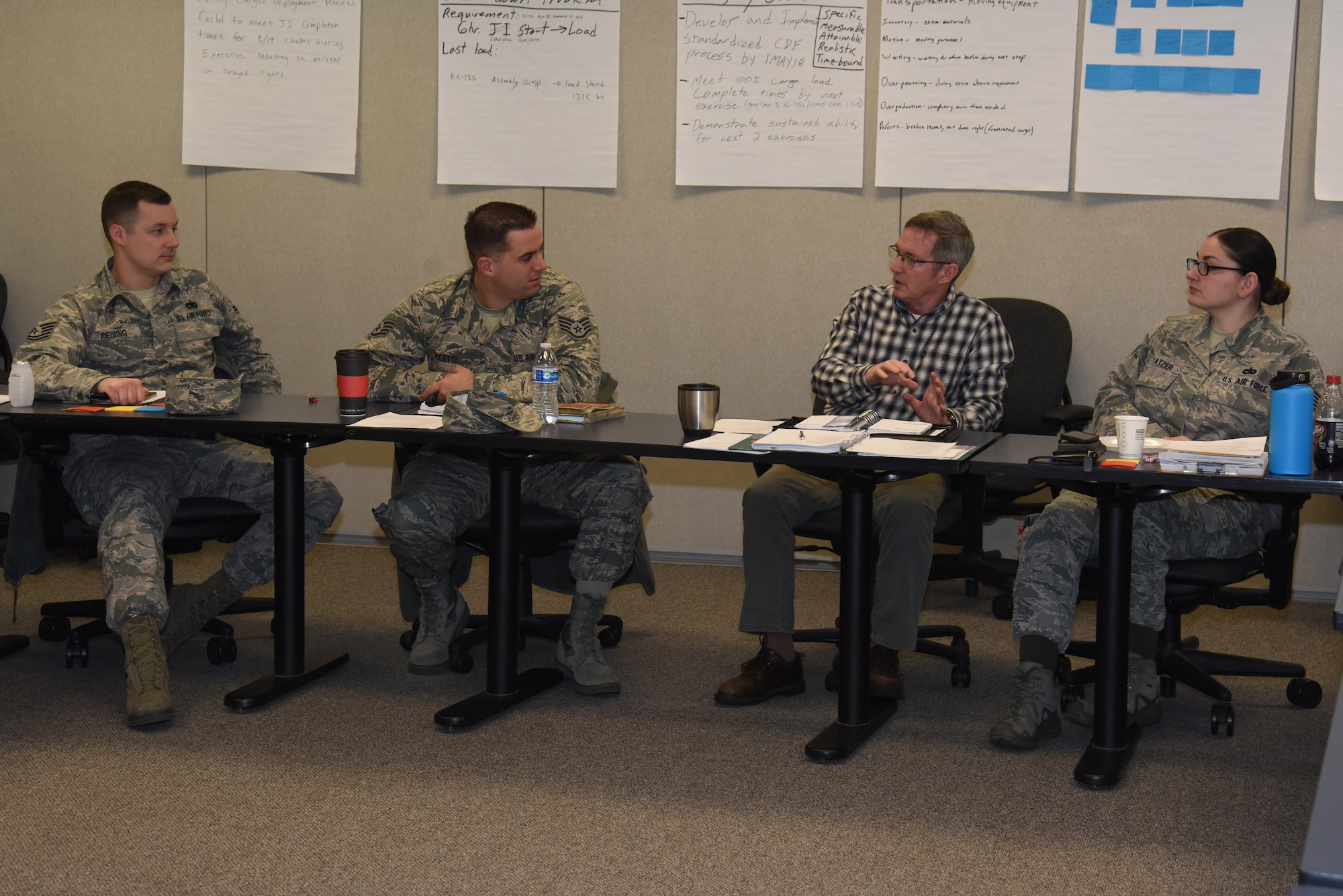 Team Fairchild members meet during CPI meeting