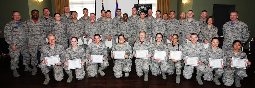 April promotees at Wright-Patterson Air Force Base, Ohio