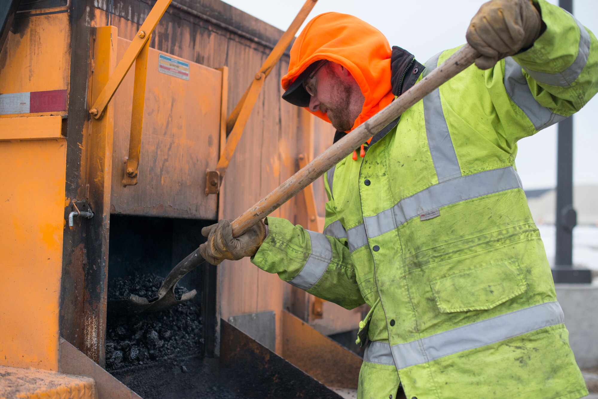 773rd Civil Engineer Squadron repairs potholes at JBER