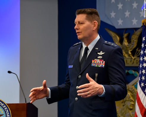 Air Force Space Command Vice Commander Lt. Gen. David D. Thompson