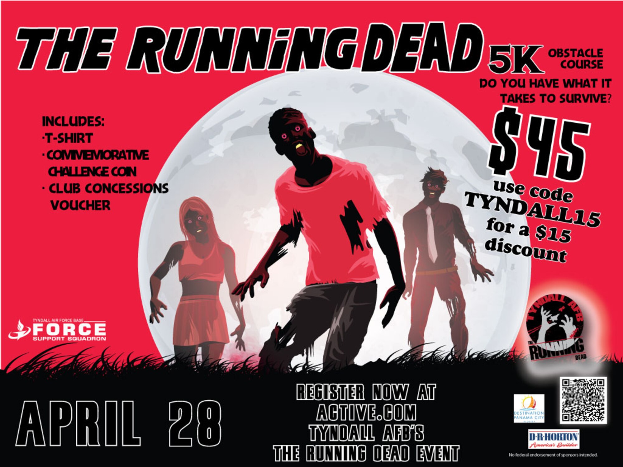 graphic for event with zombies