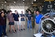 Charles Hill, L3 Communications T-38C Talon foreman, talks with the Mississippi State University Aircraft Propulsion Class about a T-38 engine April 4, 2018, on Columbus Air Force Base, Mississippi. The students visited the 14th Operations Group aircraft simulators, BLAZE Hangar and the L3 Propulsion Lab. (U.S. Air Force photo by Airman 1st Class Beaux Hebert)