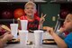 A student from the Altus Air Force Base Youth Center eats pizza at the Galaxy Grill and Lanes, April 5, 2018, on Altus AFB, Okla.