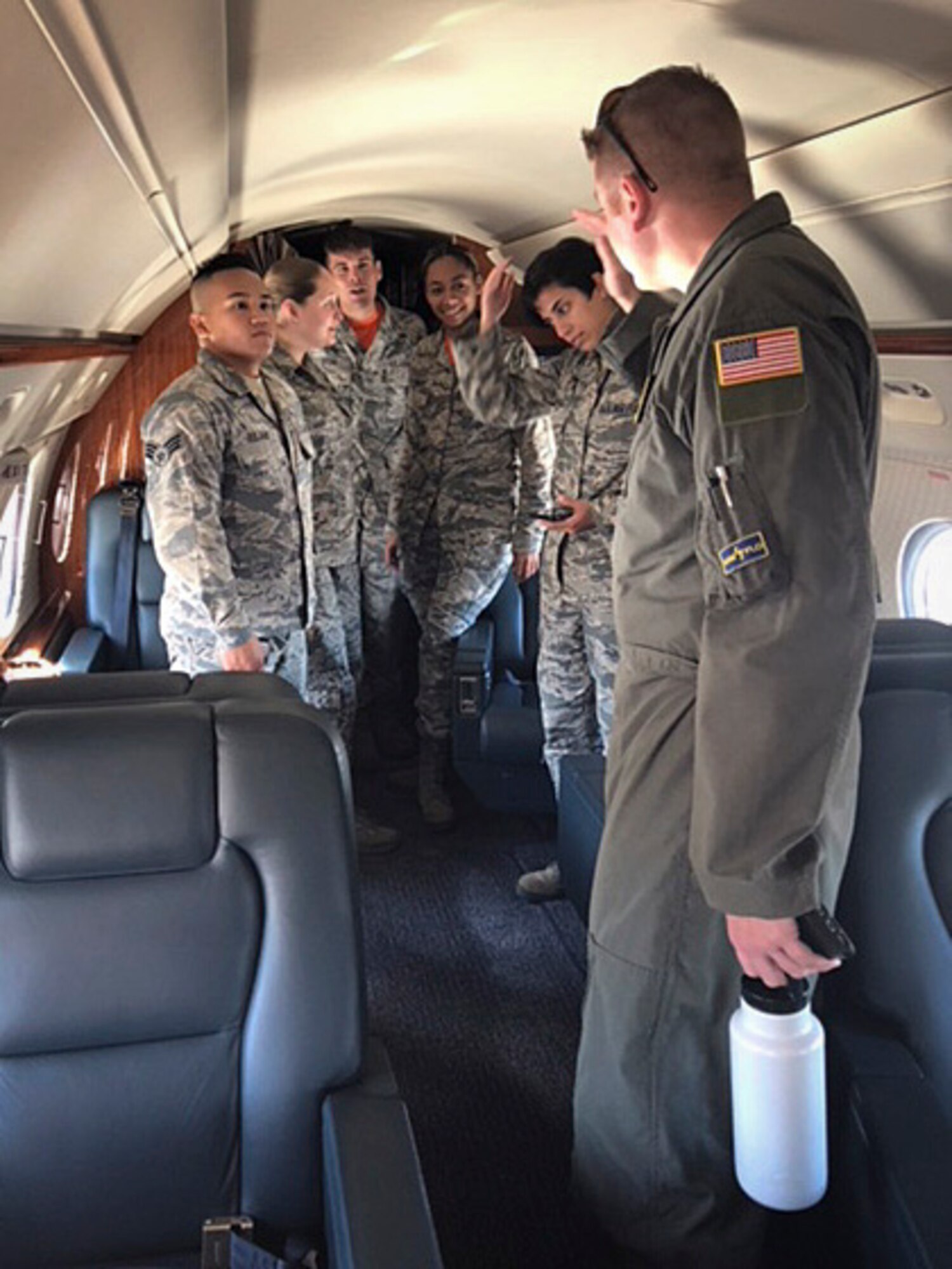 310th Airlift Squadron hosts a squadron tour