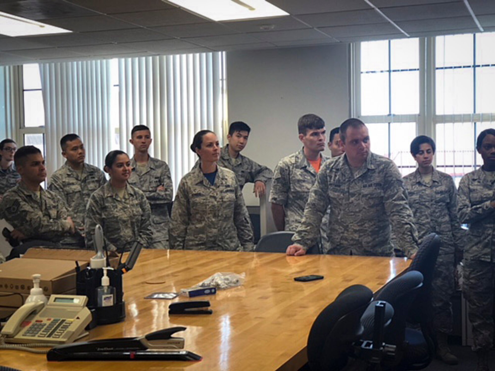 310th Airlift Squadron hosts a squadron tour