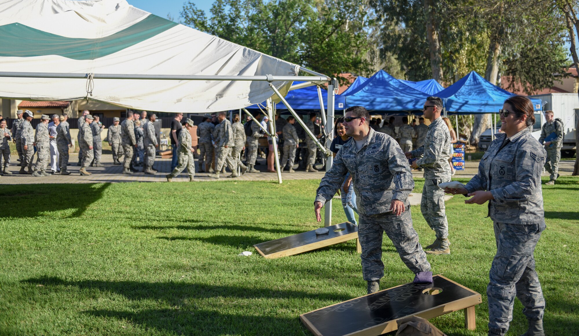 Incirlik Airmen enjoy barbecue bash
