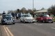 Members from the community drive cars as part of the
100th RAF Baton Relay Race on RAF Fairford, April 6, 2018. The event was part of the RAF 100th Birthday Baton Relay. (U.S. Air Force photo by Senior Airman Chase Sousa)