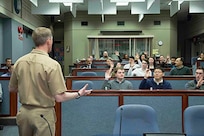 University students visit NUWC Division Newport for  Naval Engineering Education Consortium Day