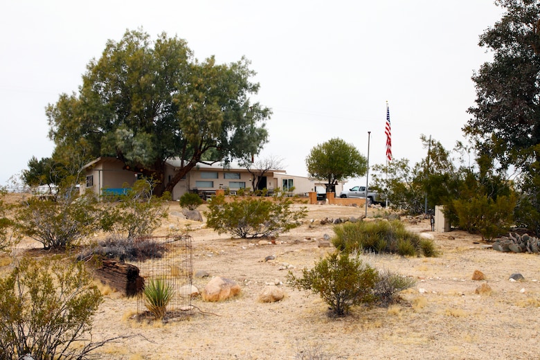 The Desert Refuge for Peace Officers and Military Personnel in Joshua Tree, Calif., is a nonprofit organization that offers first responders, military personnel and their families a place to decompress. The property was purchased by the nonprofit's founder, Father Michael McCullough, in 1950. (U.S. Marine Corps photo by Kelly O'Sullivan)